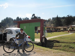 Students near Monarch butterfly sanctuaries in Mexico