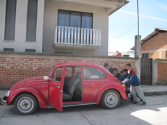 Children in Mexico receiving Symbolic Monarch Butterflies