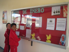 Students near Monarch butterfly sanctuaries in Mexico