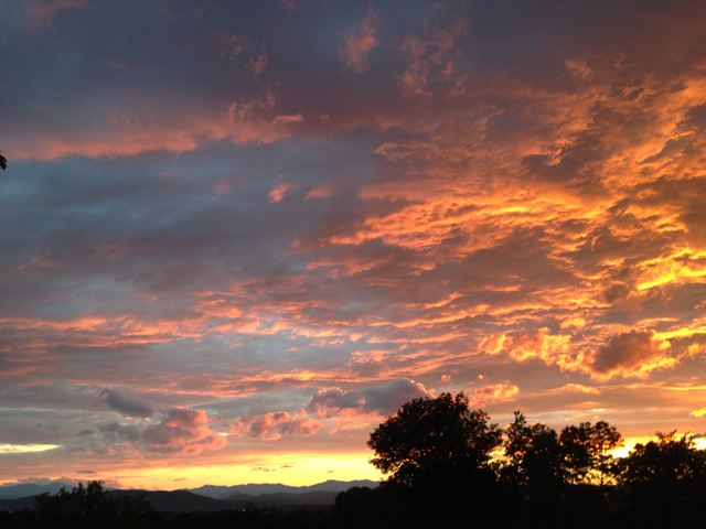 Sunset in Vermont