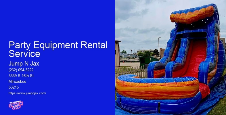 Renting Party Equipment