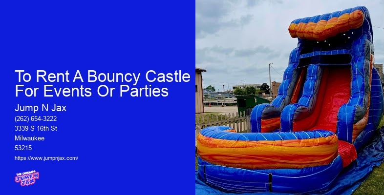 Jump N Jax Bouncy Castle Hire Cost
