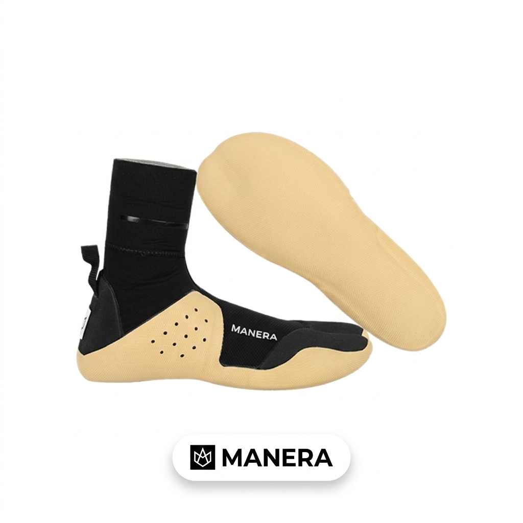 Botas De Neoprene Manera Magma Boots Round Toe