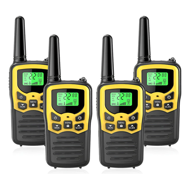 Kit X4 Radios Bidireccionales Walkie Talkies Largo Alcance