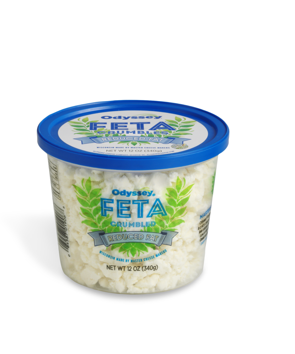 odyssey reduced fat feta cheese crumble 12oz product