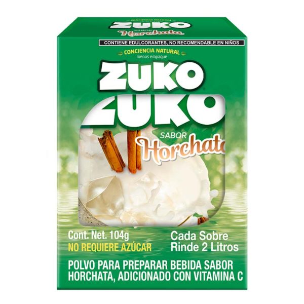 Bebida Polvo Zuko Horchata 8 pz