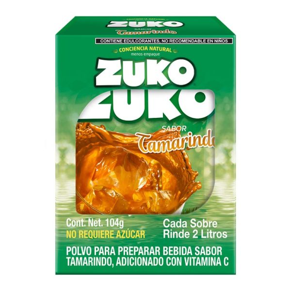 Bebida Polvo Zuko Tamarindo 8 pz