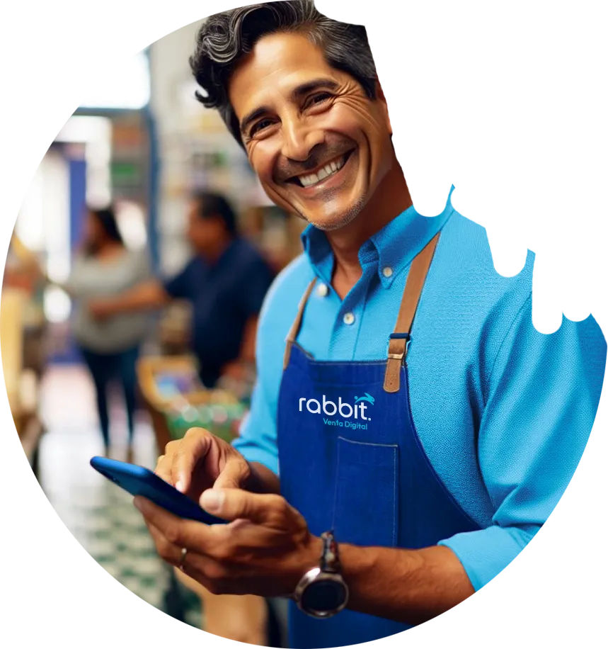 Fondo Regístrate en la App Rabbit®