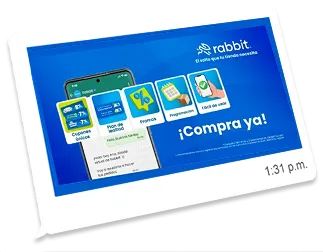 Mensaje 4 Regístrate en la App Rabbit®