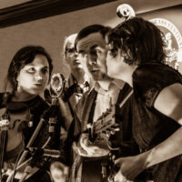 Bill and the Belles played the Wind Up Hoe-Down (dance) at Joe Val (2/19/17) - photo © Tara Linhardt