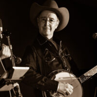 Roger Weiss of the Sandy Ridge Boys at Joe Val (2/19/17) - photo © Tara Linhardt