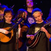 The Kids Academy band at Joe Val (2/19/17) - photo © Tara Linhardt