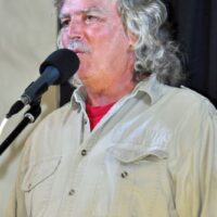MC Greg Bird at the 2017 Florida Bluegrass Classic (2/21/17) - photo © Bill Warren