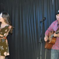 Grace Pfeiffer and Billy Droze at the 2017 Florida Bluegrass Classic (2/21/17) - photo © Bill Warren