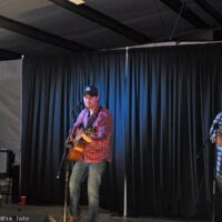 Dave O'Brien, Billy Droze, and Ernie Evans at the 2017 Florida Bluegrass Classic (2/21/17) - photo © Bill Warren