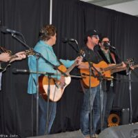 Billy Droze with Marty Raybon at the 2017 Florida Bluegrass Classic (2/24/17) - photo © Bill Warren