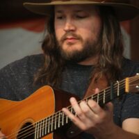 Adam Wakefield filling in with The Steeldrivers at Gettysburg Bluegrass Festival (May 2017) - photo by Frank Baker