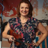 Tammy Rogers with The Steeldrivers at Gettysburg Bluegrass Festival (May 2017) - photo by Frank Baker