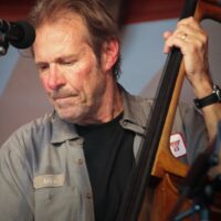 Mike Fleming with The Steeldrivers at Gettysburg Bluegrass Festival (May 2017) - photo by Frank Baker