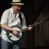 Mike Bailey with The Steeldrivers at Gettysburg Bluegrass Festival (May 2017) - photo by Frank Baker