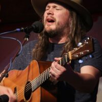 Adam Wakefield filling in with The Steeldrivers at Gettysburg Bluegrass Festival (May 2017) - photo by Frank Baker