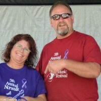 Norwalk Music Festival promoters Jo and Kirk Hickman - photo © Bill Warren