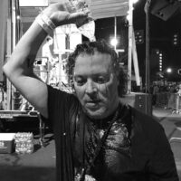 Cooling off at the 2017 Rhythm & Roots Reunion - photo by Terry Herd
