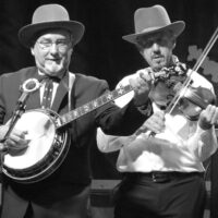 Charlie Cushman and Johnny Warren with Earls Of Leicester at the 2017 Rhythm & Roots Reunion - photo by Terry Herd