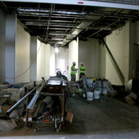 Future exhibit space at the new International Bluegrass Museum (10/6/17) - photo by Katie Keller