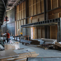 Main entrance foyer at the new International Bluegrass Museum (10/6/17) - photo by Katie Keller