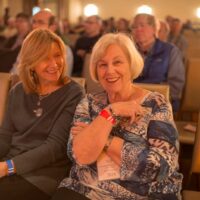 Mary Doub and Kitsy Kuykendall at the 2018 DC Bluegrass Festival - photo by Jeromie Stephens