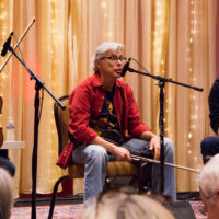 Alex Hargreaves, Darol Anger, and Jeremy Kittel workshop at Wintergrass 2018 - photo © Tara Linhardt