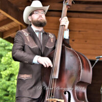 Jasper Lorentzen with Po' Ramblin' Boys at the 2018 Chantilly Farm Bluegrass & BBQ festival - photo © Deb Miller