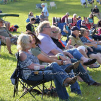Mark Hodges and his posse at the 2018 Chantilly Farm Bluegrass & BBQ festival - photo © Deb Miller