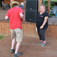 Dancing up a storm at the 2018 Chantilly Farm Bluegrass & BBQ festival - photo © Deb Miller