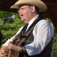 Junior Sisk at the 2018 Chantilly Farm Bluegrass & BBQ festival - photo © Deb Miller