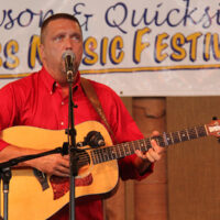 Troy Pope with Deeper Shade Of Blue at the 2018 Doyle Lawson & Quicksilver Bluegrass Festival - photo by Laura Tate Photography
