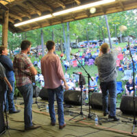 Sideline tosses shirts at the 2018 Lil John's Mountain Music Festival - photo by Laura Tate Photography Sideline tosses shirts at the 2018 Lil John's Mountain Music Festival - photo by Laura Tate Photography