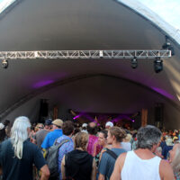 Throwdown Tent (aka Bluegrass stage) at FloydFest 2018 - photo by Teresa Gereaux