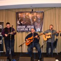 Danny and Ryan Paisley joins Carolina Road at the True Grass Benefit (9/24/18) - photo © Bill Warren