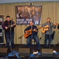 Danny and Ryan Paisley joins Carolina Road at the True Grass Benefit (9/24/18) - photo © Bill Warren