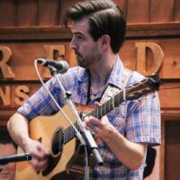 Cory Walker with Band of Kelleys at World of Bluegrass 2018 - photo © Frank Baker