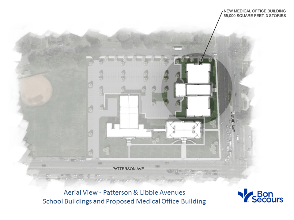 Updated plans call for oldest portion of Westhampton School to be retained,  addition demolished for Bon Secours development - RVAHub