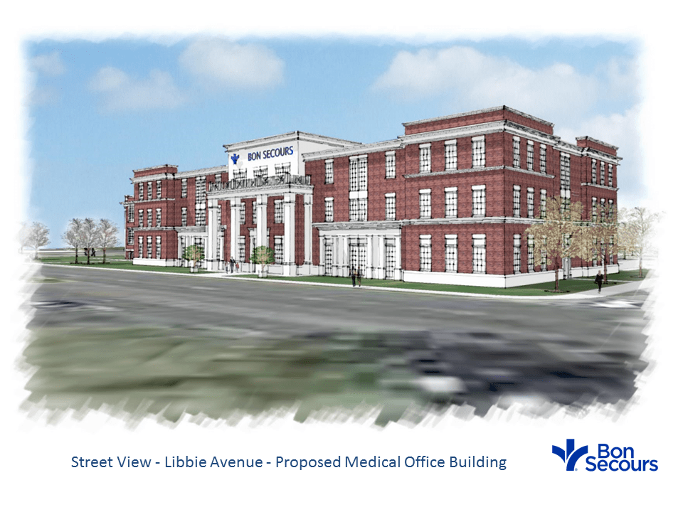 Updated plans call for oldest portion of Westhampton School to be retained,  addition demolished for Bon Secours development - RVAHub