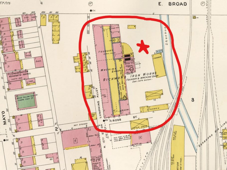 (Library of Congress) — Sanborn Fire Insurance Map from Richmond (1905) — Plate 19