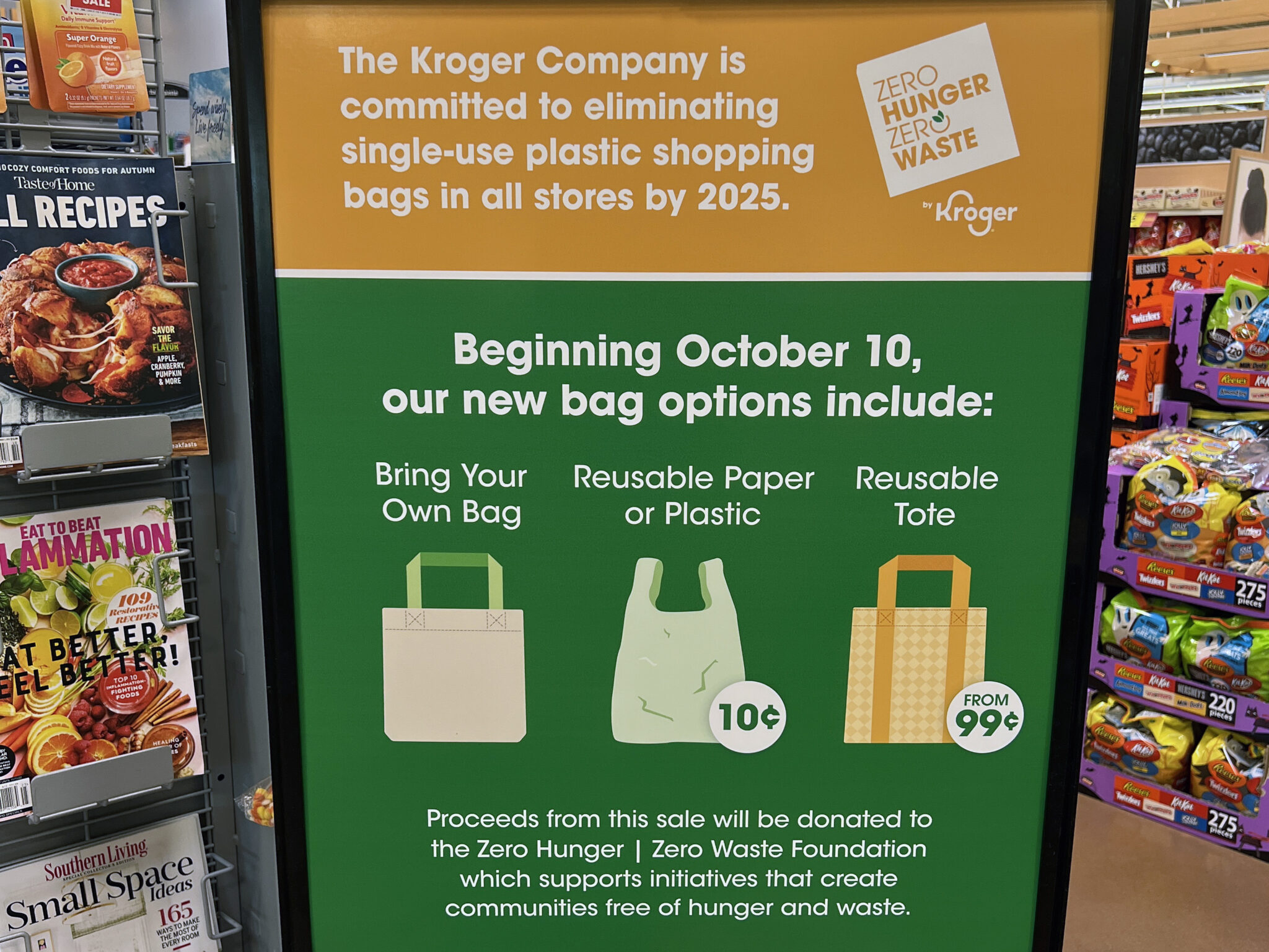 Short Pump Kroger eliminating singleuse plastic bags today, other