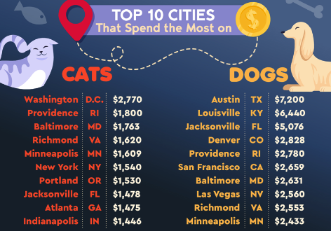 Study Finds Richmond Ranks 4th in U.S. for Cat Care Spending and 9th for Dog Care Study Finds Richmond Ranks 4th in U.S. for Cat Care Spending and 9th for Dog Care