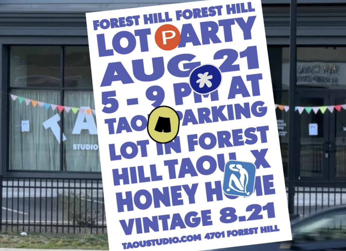 Party with Taou Yoga Studio in the Parking Lot