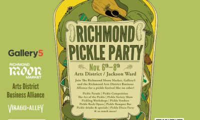 Flyer for the Richmond Pickle Party, Nov. 6-8 in the Arts District and Jackson Ward