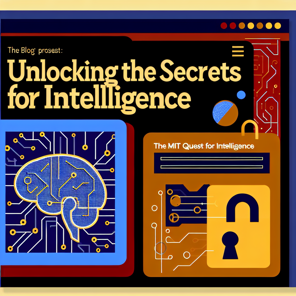 Unlocking the Secrets of Intelligence: The MIT Quest for Intelligence